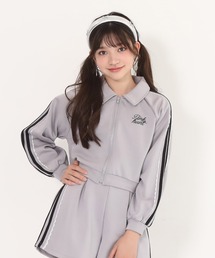 PINKHUNT（ピンクハント）の「PINKHUNT ピンクハント レースライン ジップジャケット 0891K（ボトムス別売）（ジャージ・キッズ）」