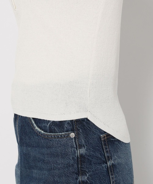 LOWRYS FARM（ローリーズファーム）の「シアーヘンリーニットプルオーバー  587720（ニット/セーター・レディース・ブラック/ブラウン/アイボリー/ピンク・LARGE/MEDIUM）」の21枚目の写真