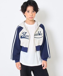 ANAP kids（アナップキッズ）の「ダブルジップ ジャージ パーカー【ジュニアお揃い】（パーカー・キッズ）」