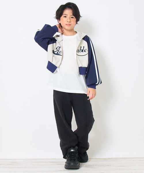 ダブルジップ ジャージ パーカー【ジュニアお揃い】（パーカー）｜ANAP