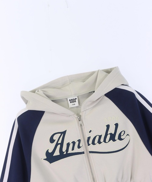 ダブルジップ ジャージ パーカー【ジュニアお揃い】（パーカー）｜ANAP