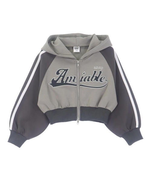 ダブルジップ ジャージ パーカー【ジュニアお揃い】（パーカー）｜ANAP