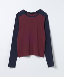 JEANASIS | バイカラーフライスLS TEE/594163(Tシャツ/カットソー)