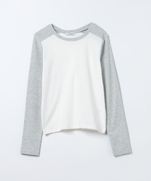 JEANASIS | バイカラーフライスLS TEE/594163(Tシャツ/カットソー)
