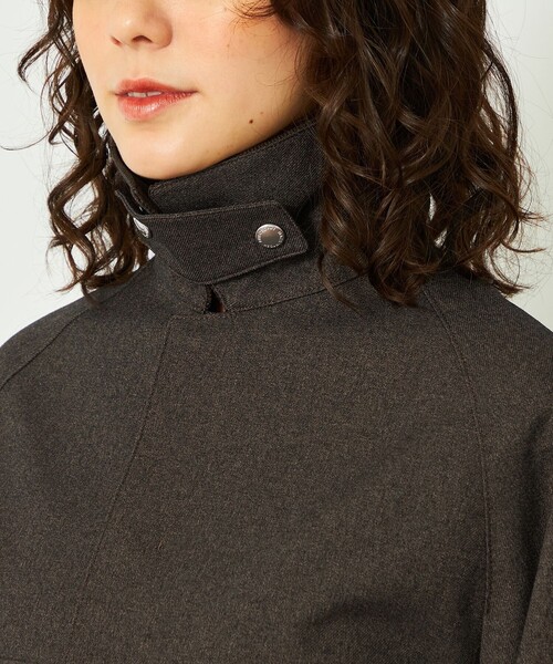 MACKINTOSH PHILOSOPHY(マッキントッシュ フィロソフィー)の「GREY LABEL 【SOMERFORD SHORT(サマーフォード ショート)】(ブルゾン・レディース・ブラウン系その他5/ベージュ/ダークネイビー・2/6)」の12枚目の写真