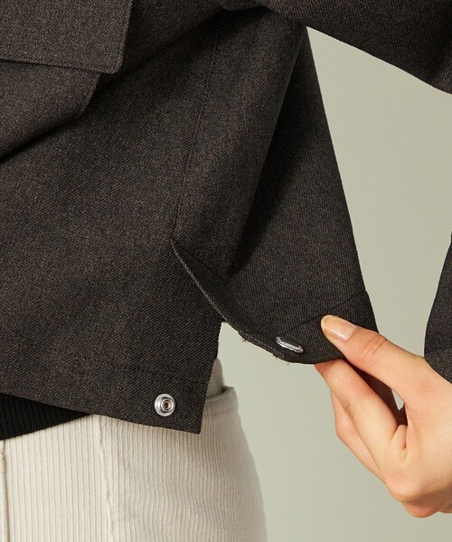 MACKINTOSH PHILOSOPHY(マッキントッシュ フィロソフィー)の「GREY LABEL 【SOMERFORD SHORT(サマーフォード ショート)】(ブルゾン・レディース・ブラウン系その他5/ベージュ/ダークネイビー・2/6)」の17枚目の写真