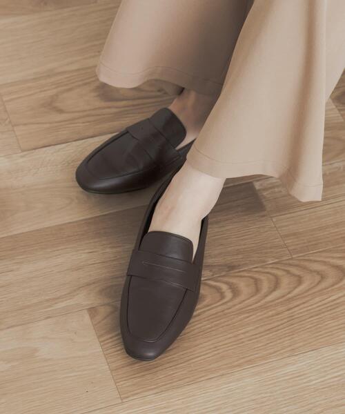 URBAN RESEARCH DOORS（アーバンリサーチドアーズ）の「ベーシックローファー（パンプス・レディース・ブラウン/ブラック・36/37/38）」の4枚目の写真