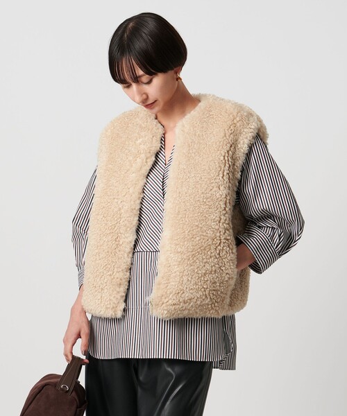 セール】ファーライク ボア ベスト（ベスト）｜UNITED ARROWS