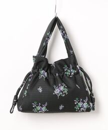 H.A.K（ハク）の「ニットジャカード　ドローストロングバッグ（ハンドバッグ）」