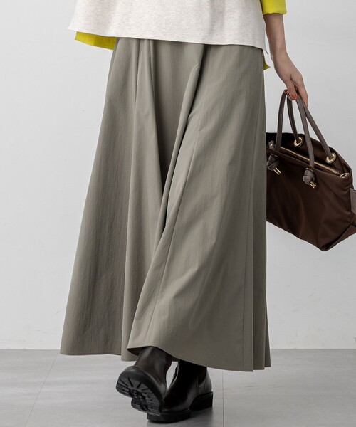 セール】【洗える】ストレッチタイプライター フレア スカート