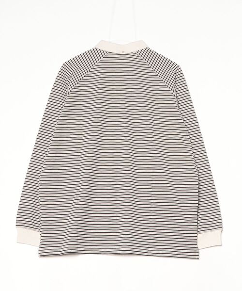 penguin BY MUNSINGWEAR(ペンギン バイ マンシングウェア)の「60’S RAGLAN SLEEVE POLO(BORDER) 長袖ポロシャツ ゴルフウェア(ポロシャツ・メンズ・レッド/ブラック・L/XL/M)」の11枚目の写真