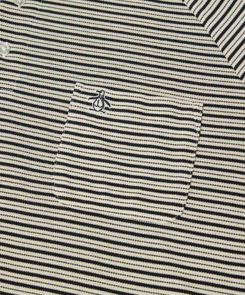 penguin BY MUNSINGWEAR(ペンギン バイ マンシングウェア)の「60’S RAGLAN SLEEVE POLO(BORDER) 長袖ポロシャツ ゴルフウェア(ポロシャツ・メンズ・レッド/ブラック・L/XL/M)」の5枚目の写真