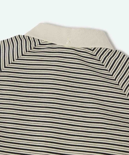 penguin BY MUNSINGWEAR(ペンギン バイ マンシングウェア)の「60’S RAGLAN SLEEVE POLO(BORDER) 長袖ポロシャツ ゴルフウェア(ポロシャツ・メンズ・レッド/ブラック・L/XL/M)」の8枚目の写真