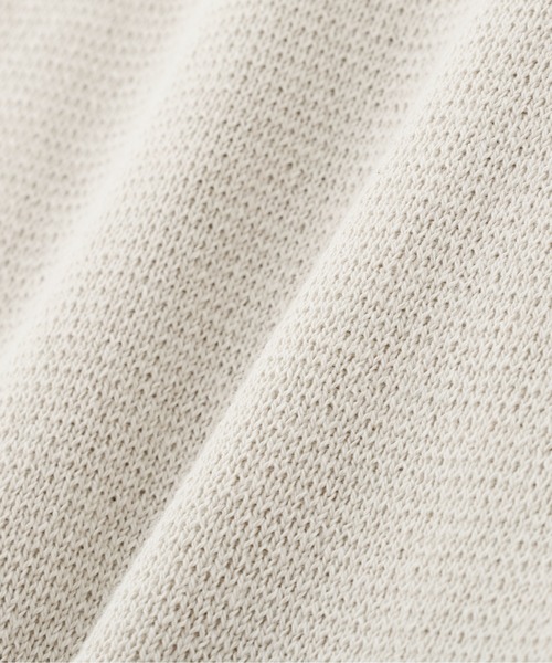 MHL.（エムエイチエル）の「DRY WORN COTTON RIB（カーディガン/ボレロ・レディース・ネイビー/オフホワイト・2）」の6枚目の写真