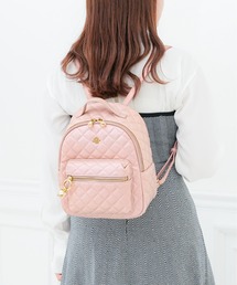 【PAUL & JOE ACCESSOIRES /ポール アンド ジョー アクセソワ 】 QUILTING チャーム付きミニリュック