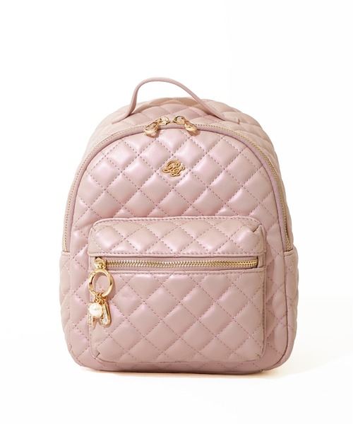 PAUL & JOE ACCESSOIRES(ポールアンドジョーアクセソワ)の「【PAUL & JOE ACCESSOIRES /ポール アンド ジョー アクセソワ 】 QUILTING チャーム付きミニリュック(バックパック/リュック・レディース・ブラック/アイボリー/ピンク・FREE)」の16枚目の写真