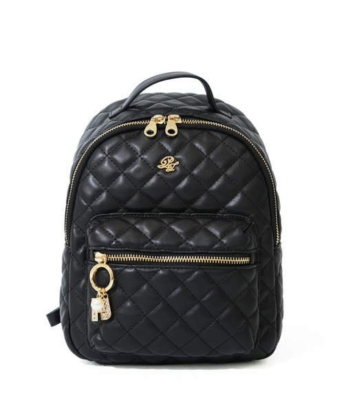 PAUL & JOE ACCESSOIRES(ポールアンドジョーアクセソワ)の「【PAUL & JOE ACCESSOIRES /ポール アンド ジョー アクセソワ 】 QUILTING チャーム付きミニリュック(バックパック/リュック・レディース・ブラック/アイボリー/ピンク・FREE)」の17枚目の写真
