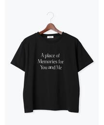 Te chichi TERRASSE（テチチテラス）の「【接触冷感】ロゴプリントTシャツ（Tシャツ/カットソー）」