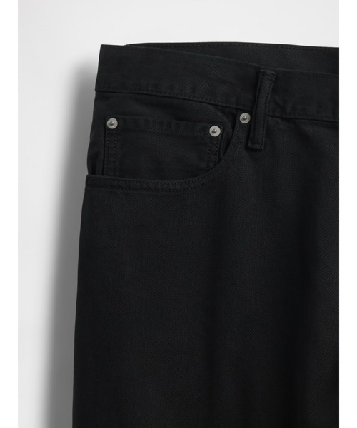 GAP 本革 ストレートフィットパンツ 32ブラック GAP 本革 ストレートフィットパンツ 32ブラック 00's GAP