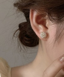 Mignonjour | FReePLACe/パール ビジュー ピアス R0133(ピアス（両耳用）)