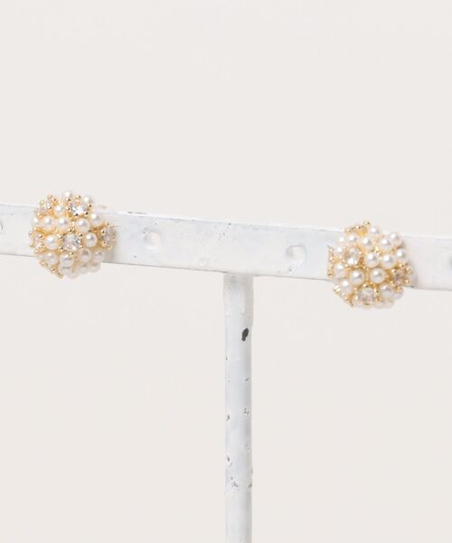 Mignonjour（ミニョンジュール）の「FReePLACe/パール ビジュー ピアス R0133（ピアス（両耳用）・レディース・その他・FREE）」の5枚目の写真