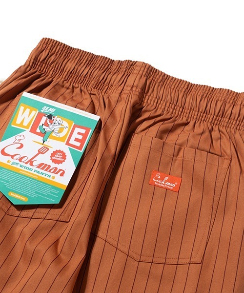 COOKMAN(クックマン)の「Cookman クックマン シェフパンツ Chef Pants Semiwide Herringbone Stripe Brick(その他パンツ・メンズ・オレンジ・MEDIUM/LARGE)」の20枚目の写真