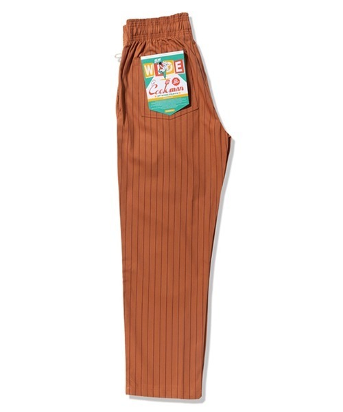 COOKMAN(クックマン)の「Cookman クックマン シェフパンツ Chef Pants Semiwide Herringbone Stripe Brick(その他パンツ・メンズ・オレンジ・MEDIUM/LARGE)」の17枚目の写真