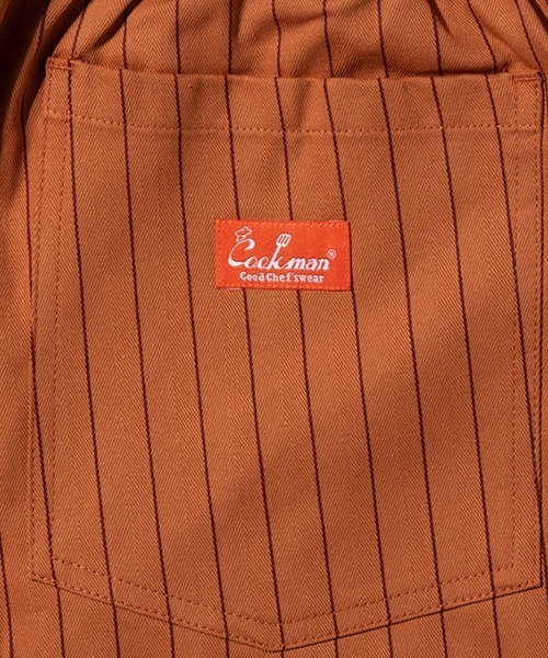 COOKMAN(クックマン)の「Cookman クックマン シェフパンツ Chef Pants Semiwide Herringbone Stripe Brick(その他パンツ・メンズ・オレンジ・MEDIUM/LARGE)」の9枚目の写真