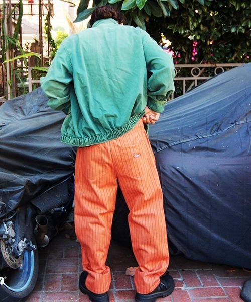 COOKMAN(クックマン)の「Cookman クックマン シェフパンツ Chef Pants Semiwide Herringbone Stripe Brick(その他パンツ・メンズ・オレンジ・MEDIUM/LARGE)」の6枚目の写真