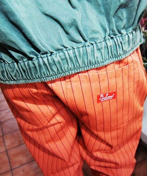 COOKMAN(クックマン)の「Cookman クックマン シェフパンツ Chef Pants Semiwide Herringbone Stripe Brick(その他パンツ・メンズ・オレンジ・MEDIUM/LARGE)」の3枚目の写真