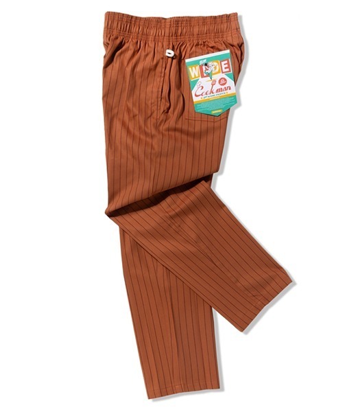 COOKMAN(クックマン)の「Cookman クックマン シェフパンツ Chef Pants Semiwide Herringbone Stripe Brick(その他パンツ・メンズ・オレンジ・MEDIUM/LARGE)」の16枚目の写真