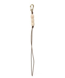 hobo | 【hobo / ホーボー】 GEOMETRIC WOOD BEADS KEY RING with BRASS(キーホルダー)