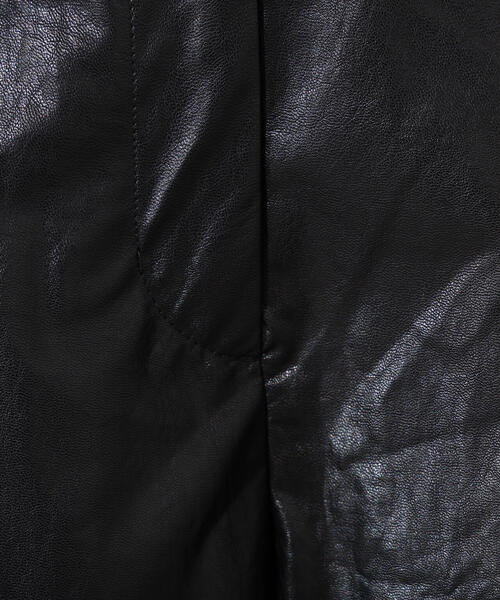 N.（N. Natural Beauty Basic）（エヌエヌナチュラルビューティーベーシック）の「フェイクレザーハーフパンツ（その他パンツ・レディース・ブラウン/ブラック・MEDIUM）」の19枚目の写真