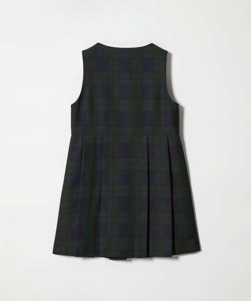 green label relaxing(グリーンレーベルリラクシング)の「TRW ブラックウォッチ ジャンスカ / キッズ 110cm-130cm(ジャンパースカート・キッズ・ダークグリーン・110cm/130cm/120cm)」の10枚目の写真