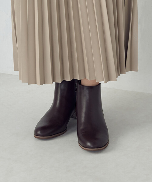 COMME CA ISM（コムサイズム）の「サイドゴアブーツ（ブーツ・レディース・ブラウン/ブラック・23.5cm/24.5cm）」の4枚目の写真