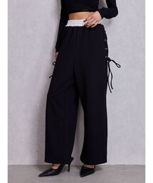 GYDA | サイドレースアップカーブスウェットパンツ(その他パンツ)