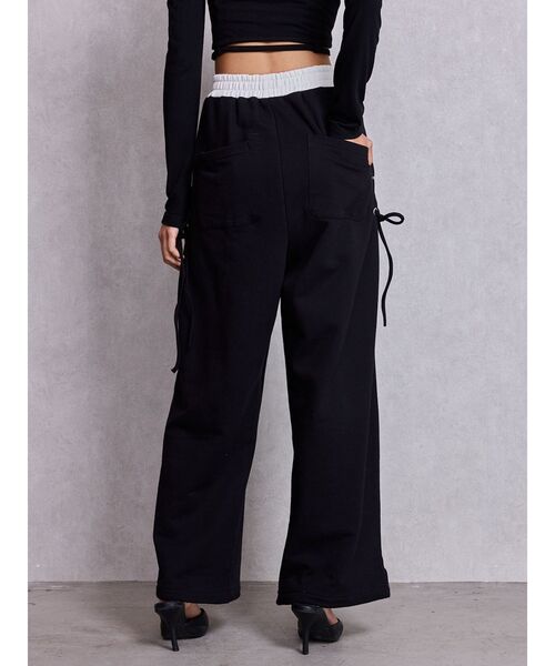 GYDA（ジェイダ）の「サイドレースアップカーブスウェットパンツ（その他パンツ・レディース・グレー/ブラック・FREE）」の13枚目の写真