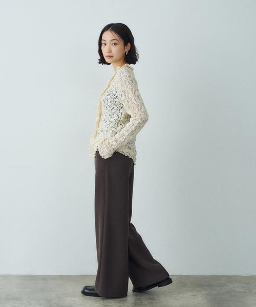 CODE A（コードエー）の「◇fluffy lace blouse（シャツ/ブラウス