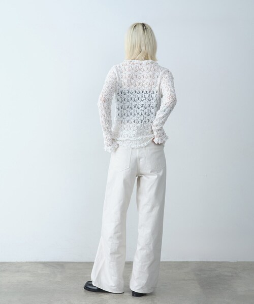 CODE A（コードエー）の「◇fluffy lace blouse（シャツ/ブラウス