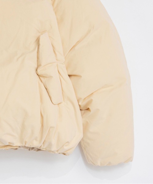 PRANK PROJECT（プランクプロジェクト）の「ショールカラーショートダウン / Shawl Collar Short Down（ダウンジャケット/コート・レディース・イエロー/ブラック/アイボリー・FREE）」の22枚目の写真