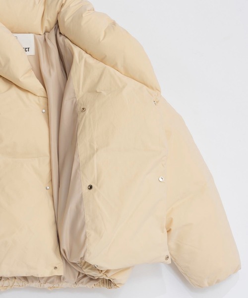 PRANK PROJECT（プランクプロジェクト）の「ショールカラーショートダウン / Shawl Collar Short Down（ダウンジャケット/コート・レディース・イエロー/ブラック/アイボリー・FREE）」の21枚目の写真