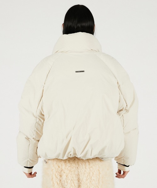 PRANK PROJECT（プランクプロジェクト）の「ショールカラーショートダウン / Shawl Collar Short Down（ダウンジャケット/コート・レディース・イエロー/ブラック/アイボリー・FREE）」の10枚目の写真