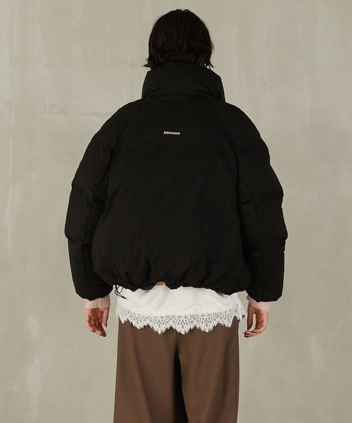 PRANK PROJECT（プランクプロジェクト）の「ショールカラーショートダウン / Shawl Collar Short Down（ダウンジャケット/コート・レディース・イエロー/ブラック/アイボリー・FREE）」の12枚目の写真