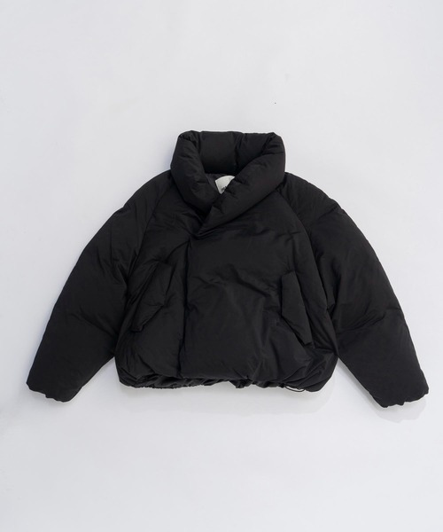 PRANK PROJECT（プランクプロジェクト）の「ショールカラーショートダウン / Shawl Collar Short Down（ダウンジャケット/コート・レディース・イエロー/ブラック/アイボリー・FREE）」の17枚目の写真