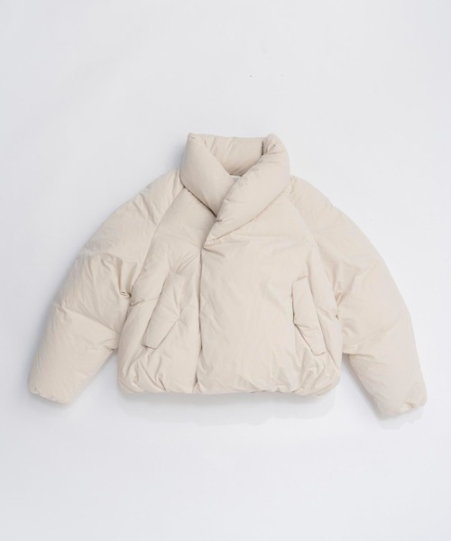 PRANK PROJECT（プランクプロジェクト）の「ショールカラーショートダウン / Shawl Collar Short Down（ダウンジャケット/コート・レディース・イエロー/ブラック/アイボリー・FREE）」の18枚目の写真