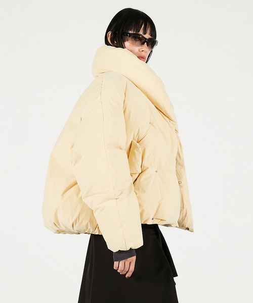 セール】ショールカラーショートダウン / Shawl Collar Short Down