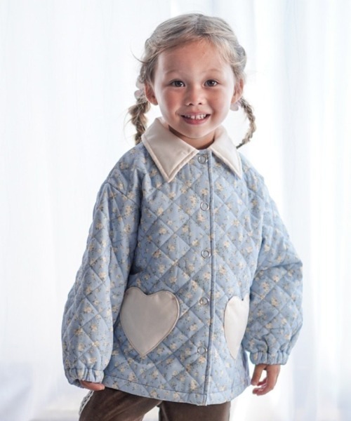 yellowpelota. 花柄キルティングジャケット 4Y JAYLEY Leather and Embroidered Floral Yellow Jacket - The Outlet