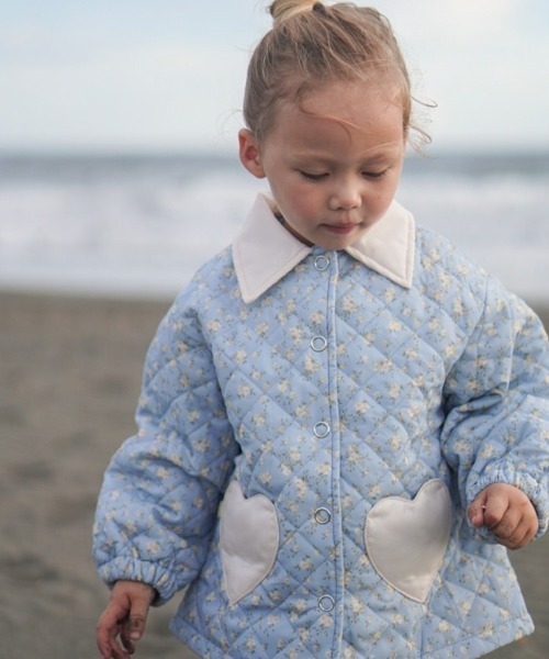 aBity select./アビティセレクト】ハートポケット小花柄キルティング