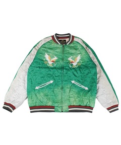 adidasレーシングジャケット メンズ ホワイト/グリーン XL Adidas Originals Gazelle Track Jacket Crystal White/Dark Green