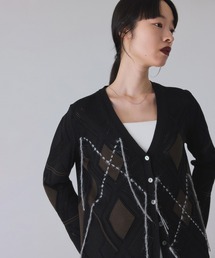 ADAM ET ROPE' | パターンニットカーディガン(カーディガン/ボレロ)